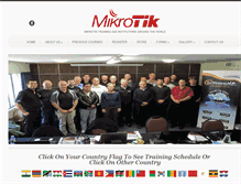 Tablet Screenshot of mikrotiktrainer.com